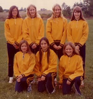 1974 Girls Cross Country Team