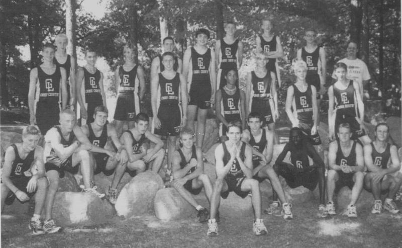 2001 Cross Country Team